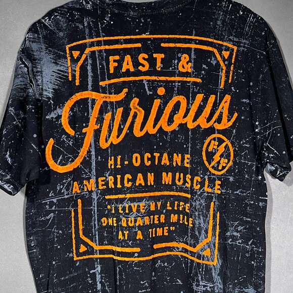 Fast And Furious By Affliction Hi-Octane American Muscle T Shirt Size L - Picture 9 of 12
